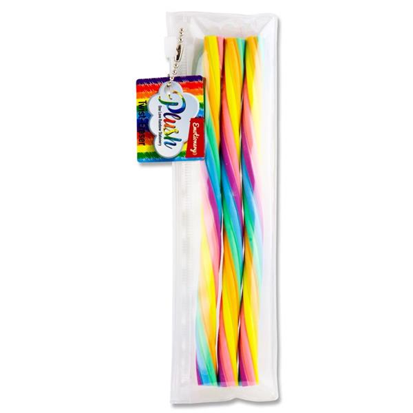 Wallet 3 Rainbow Plush Twist Eraser