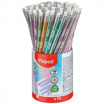 Maped Graph HB PENCIL With Eraser-Glitter