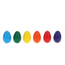 World of Colour Pkt 6 Hand Grip Crayons - Egg Shaped