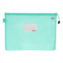 Premto Pastel A4+ Extra Durable Mesh Storage Wallet - 5 Asst