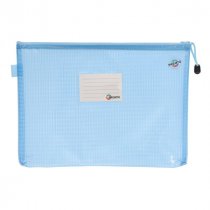 Premto Pastel A4+ Extra Durable Mesh Storage Wallet - 5 Asst