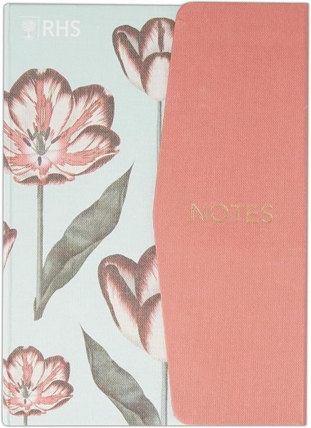 RHS The Royal Horticultural Society Magnetic Cover Notebook, Tulips, A5