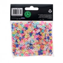 Crafty Bitz 50g Flat Multi Coloured Beads - Asst
