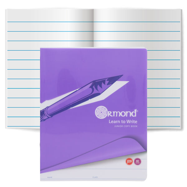 Ormond 40pg J09 Junior Copy Book Durable Cover