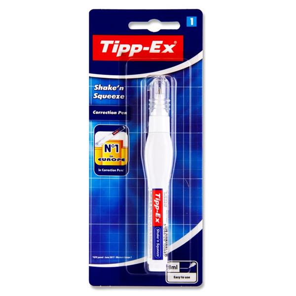 Tippex 8ml Shake 'N Squeeze Correction Pen