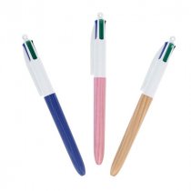 BIC 4 Colour Wood Effect