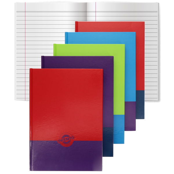 Premto Fusion A4 160pg Lay Flat Hardback Notebook
