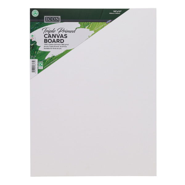 Icon 16"X12" Canvas Board