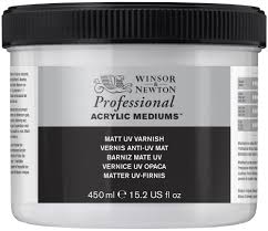 Winsor & Newton Artists' Acrylic Matt UV Varnish 450ml