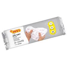 Jovi 250g Air Dry Clay Bar - White