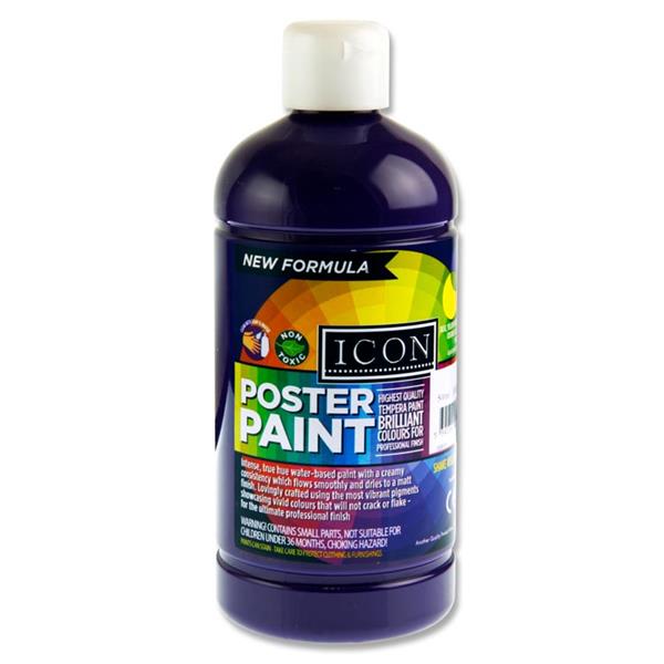 Icon Poster Paint-violet