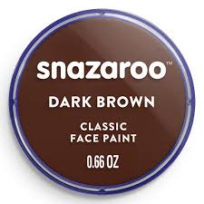 Snazaroo 18ml Classic Face Paint - Dark Brown