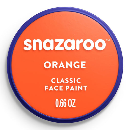 Snazaroo 18ml Classic Face Paint- Orange