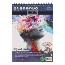 A4 250gsm Mixed Medium Art Pad 25 Sheets