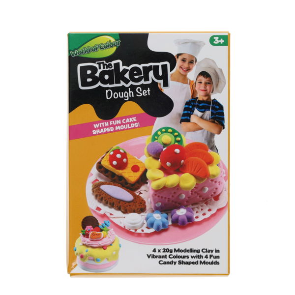 World of Colour 4x20g The Bakery Dough Set