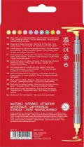 Faber-Castell Double Ended Fibre-tip Pen Set 10 x Pastel Colours