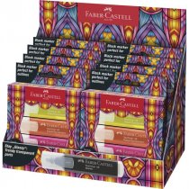 faber-castell HIGHLIGHTER “GLASSY ” FLOURESCENT BOX OF 4