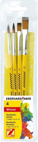 SYNTHETIC BRUSHES 4pc SET
