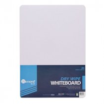 Ormond Blue A4 Dry Wipe Board - White