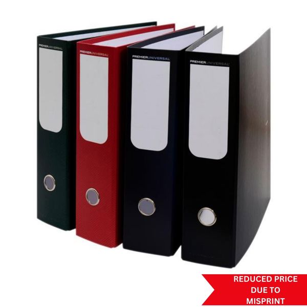 Premier Universal A4 Lever Arch File 4 Asst