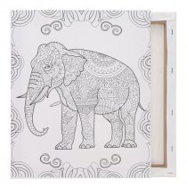 Icon 250x300mm Colour My Canvas - Elephant