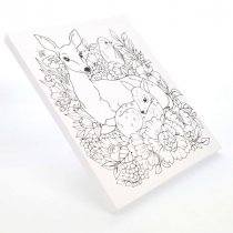 Icon 250x300mm Colour My Canvas - Deer
