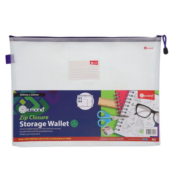 Ormond A3+ Mesh Wallet - Clear