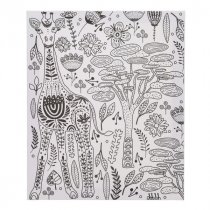 Icon 250x300mm Colour My Canvas - Jungle Giraffe
