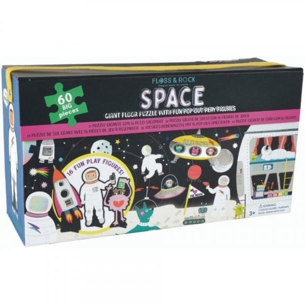 Floss & Rock: Space Giant Floor Puzzle 60 Big Pieces