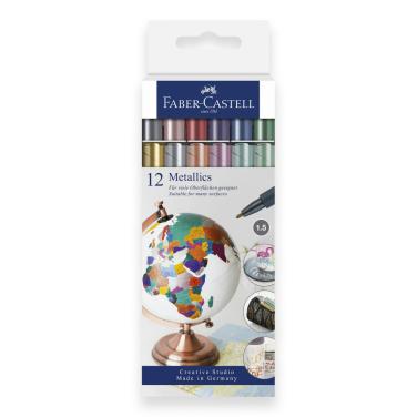 Faber castell 12pc Metallic markers