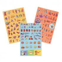 200+ Assorted Sticker Pad - Super Heros