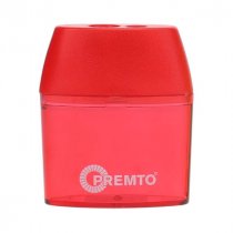 Premto Twin Hole Pencil Sharpener - 3 Asst CDU