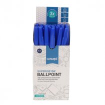 Concept Box 50 Ballpoint Pens - Blue