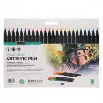 Icon Set 24 Brush Stroke Artistic Pens