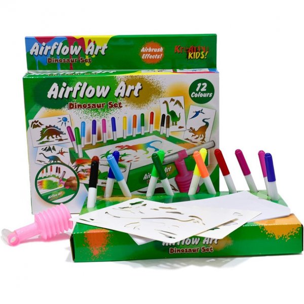 AIRFLOW ART DINOSAUR SET Kreative Kids