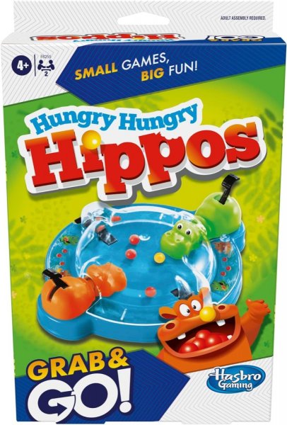 GRAB & GO Hungry Hungry Hippos Travel Games