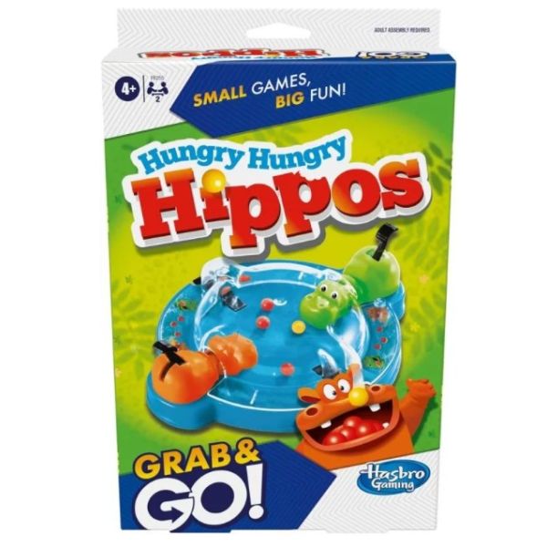 GRAB & GO Hungry Hungry Hippos Travel Games