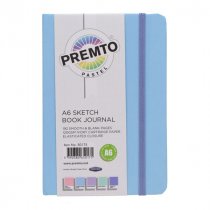 Premto Pastel A6 192pg Journal & Sketch Book CDU - Asst