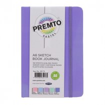 Premto Pastel A6 192pg Journal & Sketch Book CDU - Asst
