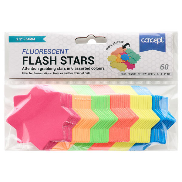Concept Pkt.60 2.5" Flash Stars