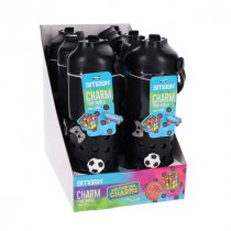 Smash 750ml Bottle With 10 Charms - Black