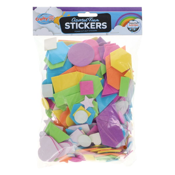 Crafty Bitz Squishy Foam Stickers - Shapes