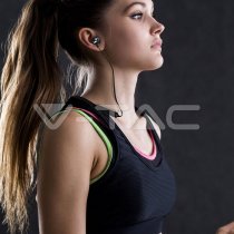 Sport Headset Bluetooth 500mAh Black