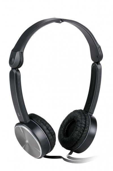 Grundig Foldable headphones-over ear-plug in