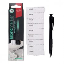 ProScribe Fabric Marker With 30 Iron On Tags