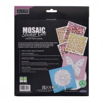 Icon Mosaic Sticker Art - Butterfly & Sunflower