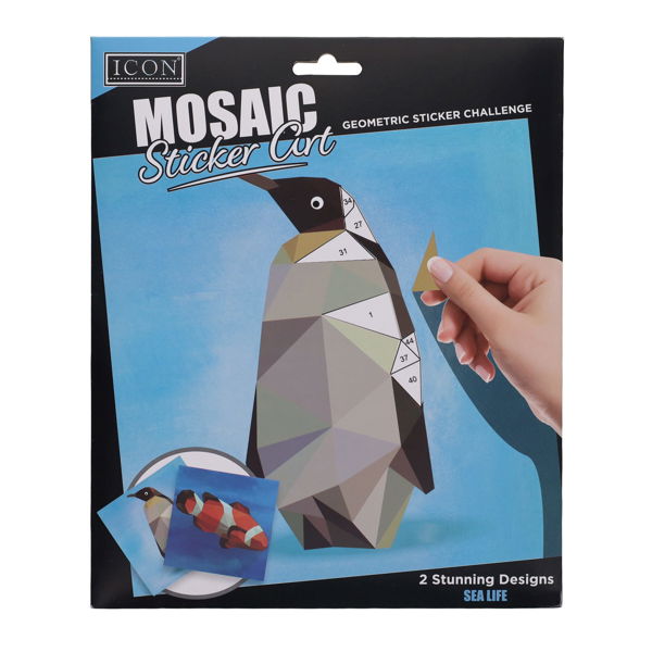 Icon Mosaic Sticker Art - Sea Life