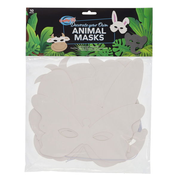 Crafty Bitz Pkt.10 Create Your Own Animal Masks