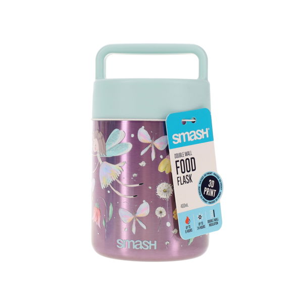 Smash 400ml Double Wall Food Flask - Pixie Dust