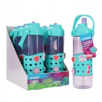 Smash 750ml Charm Bottle - Purple/Green